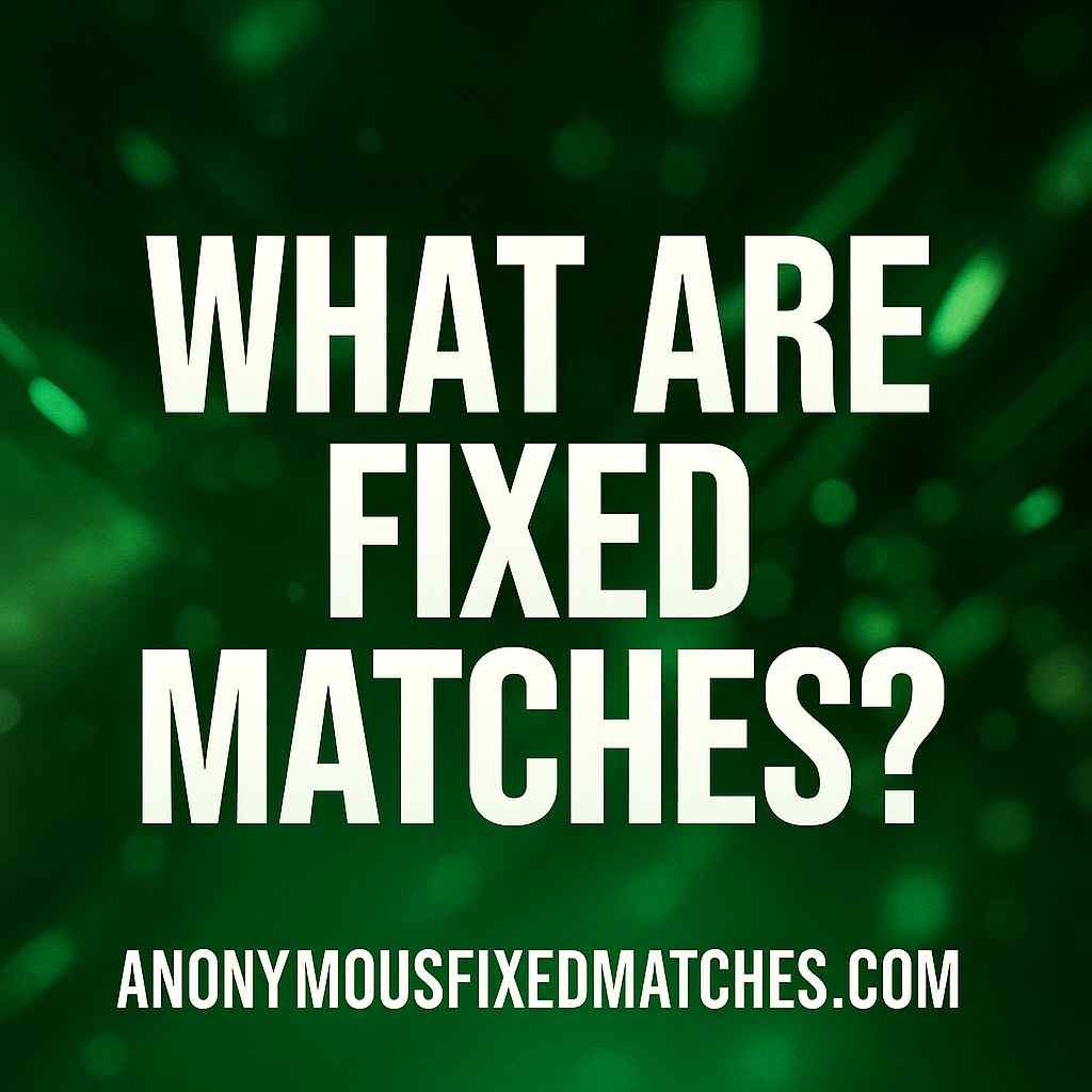 What Are Fixed Matches
